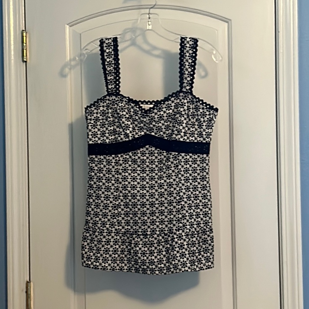 Fashion Eyelet Top